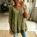Babette | Vintage-Bluse im floralen Design