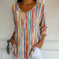 Belinda | Bunt Gestreiftes Shirt