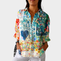 Leichte, Bunte Druckbluse