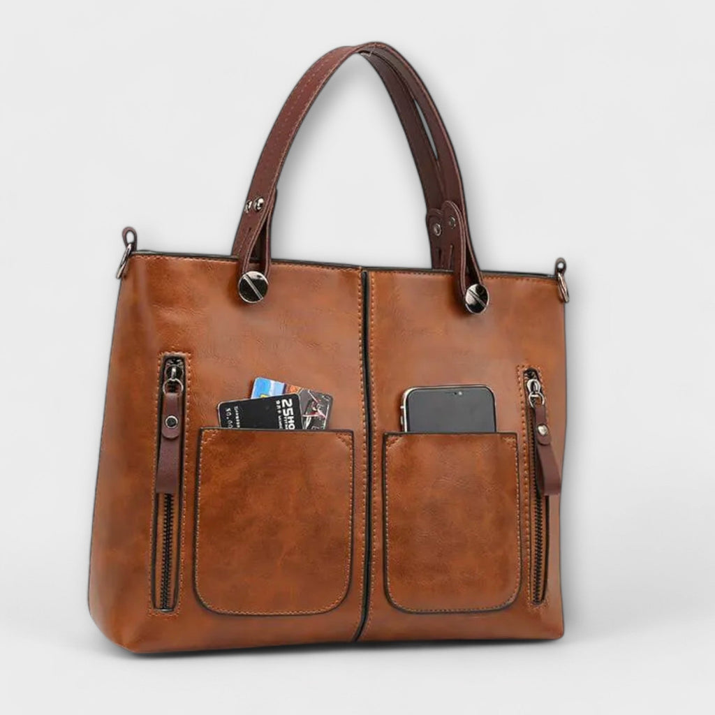 Lora - Stilvolle Lederhandtasche