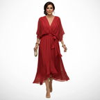 Sfumato | V-Neck Chiffon Dress
