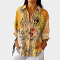 Farbenfrohe und Leichte Printbluse