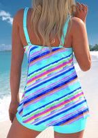 Paige | Lebhaftes Blumen-Tankini-Set für Damen
