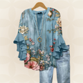 Yvonne – Bluse im floralen Design