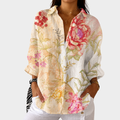 Farbenfrohe und leichte Printbluse
