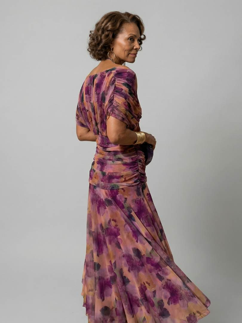 Calen | Off-Shoulder Flowing Midi Dress