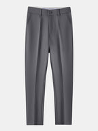 Kontrastbiesen Polo mit Johnny-Kragen & Slim Fit Tapered Hose