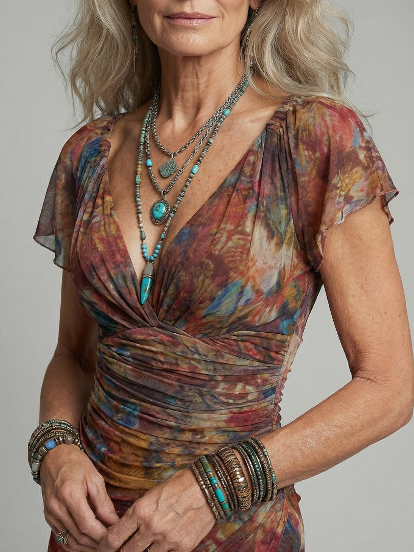 Aeris | Ruhiger Midi-Kleid Halter