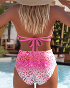 Helen | Sexy Bedruckter Bikini-Zweiteiler mit BH