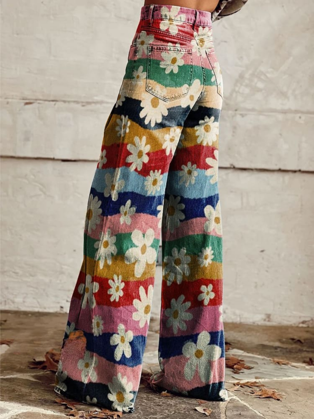 Léon - Stilvolle Blumenhose