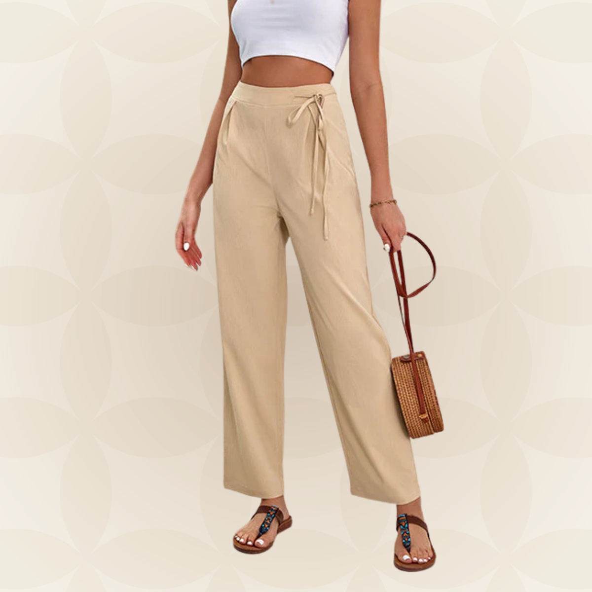 Danique - Bequeme Hose mit Weitem Bein