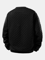 Jacquard Pullover mit Schachbrettmuster
