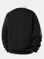 Contrast Collar Sweatshirt