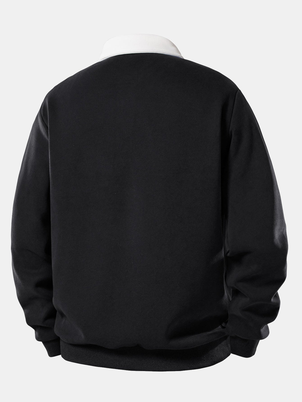 Contrast Collar Sweatshirt