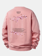 Relaxed Fit Sweatshirt with Tokyo Osaka Print