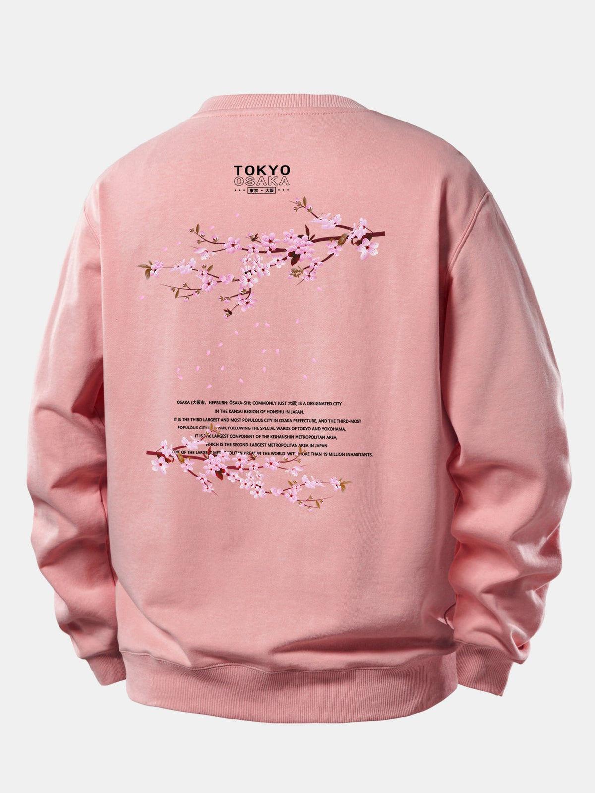 Relaxed Fit Sweatshirt with Tokyo Osaka Print