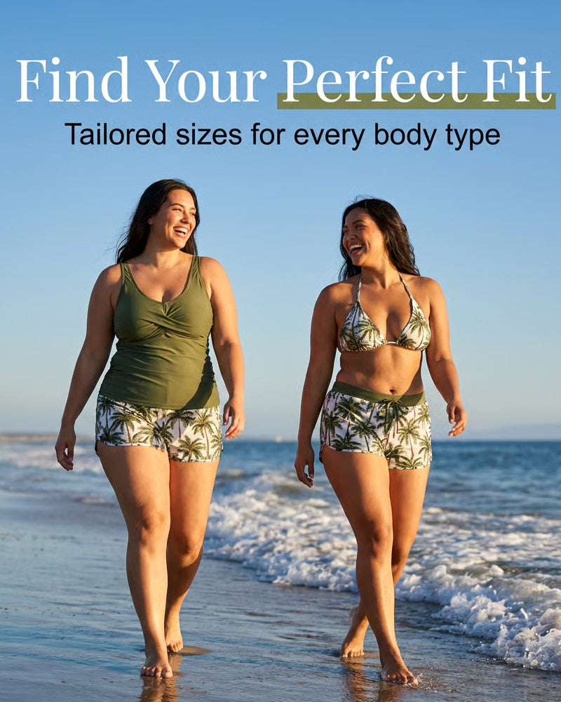 Crisscross Ärmelloses Top mit Bedeckung + Bedruckte Hose mit Kordeldruck