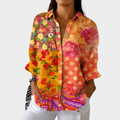 Farbenfrohe und Leichte Druckbluse