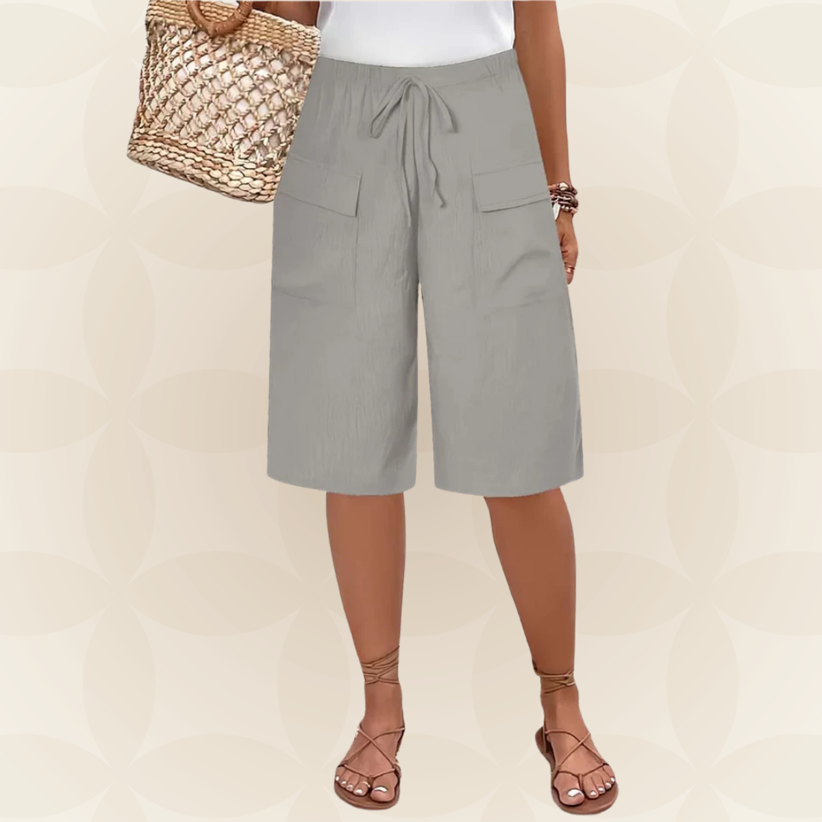 Clota | Kurze Hose mit elastischem Bund - 1+1 GRATIS Angebot