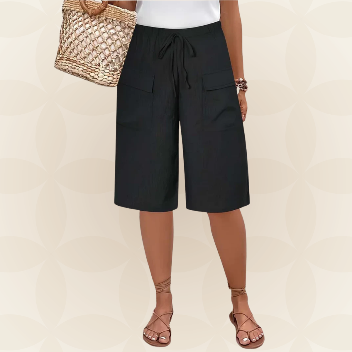 Clota | Kurze Hose mit elastischem Bund - 1+1 GRATIS Angebot