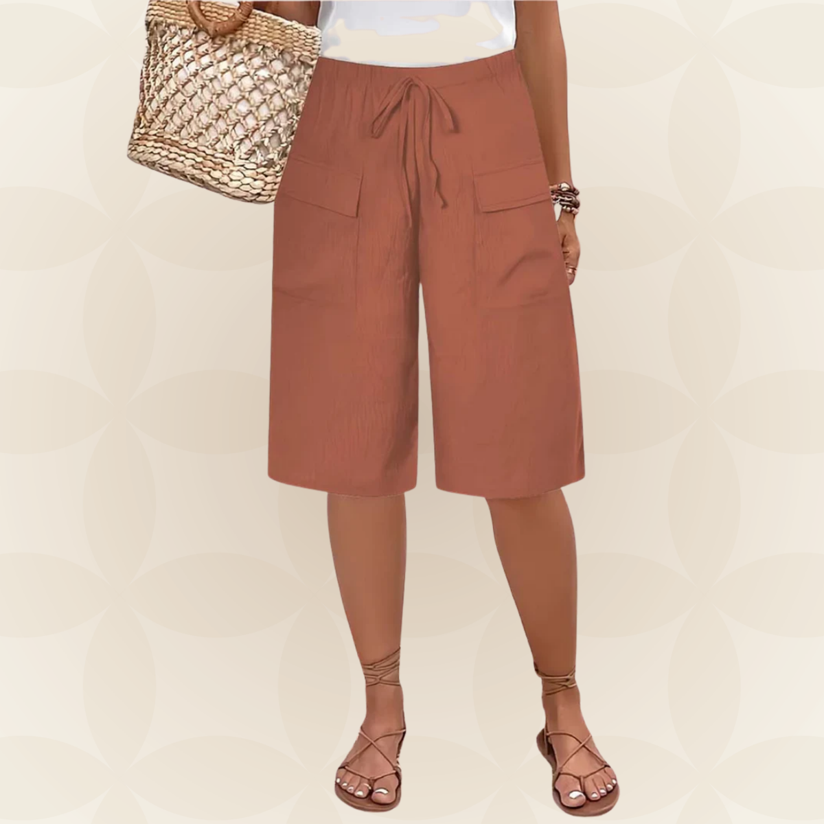 Clota | Kurze Hose mit elastischem Bund - 1+1 GRATIS Angebot