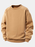 Classic Raglan Sleeve Crewneck Sweatshirt