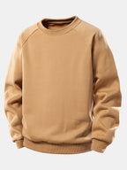 Classic Raglan Sleeve Crewneck Sweatshirt