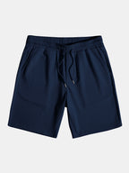 Ripp-Top mit Stehkragen und Shorts