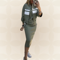Von Esmee - Elegantes und lässiges Damen-Set mit Rundhalskleid und passender Jacke