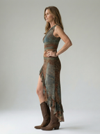 Zalia | Elegantes Midi-Kleid in ruhigem Design
