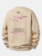 Relaxed Fit Sweatshirt with Tokyo Osaka Print