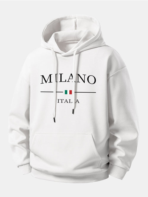 Bequemer Hoodie mit Milano-Design