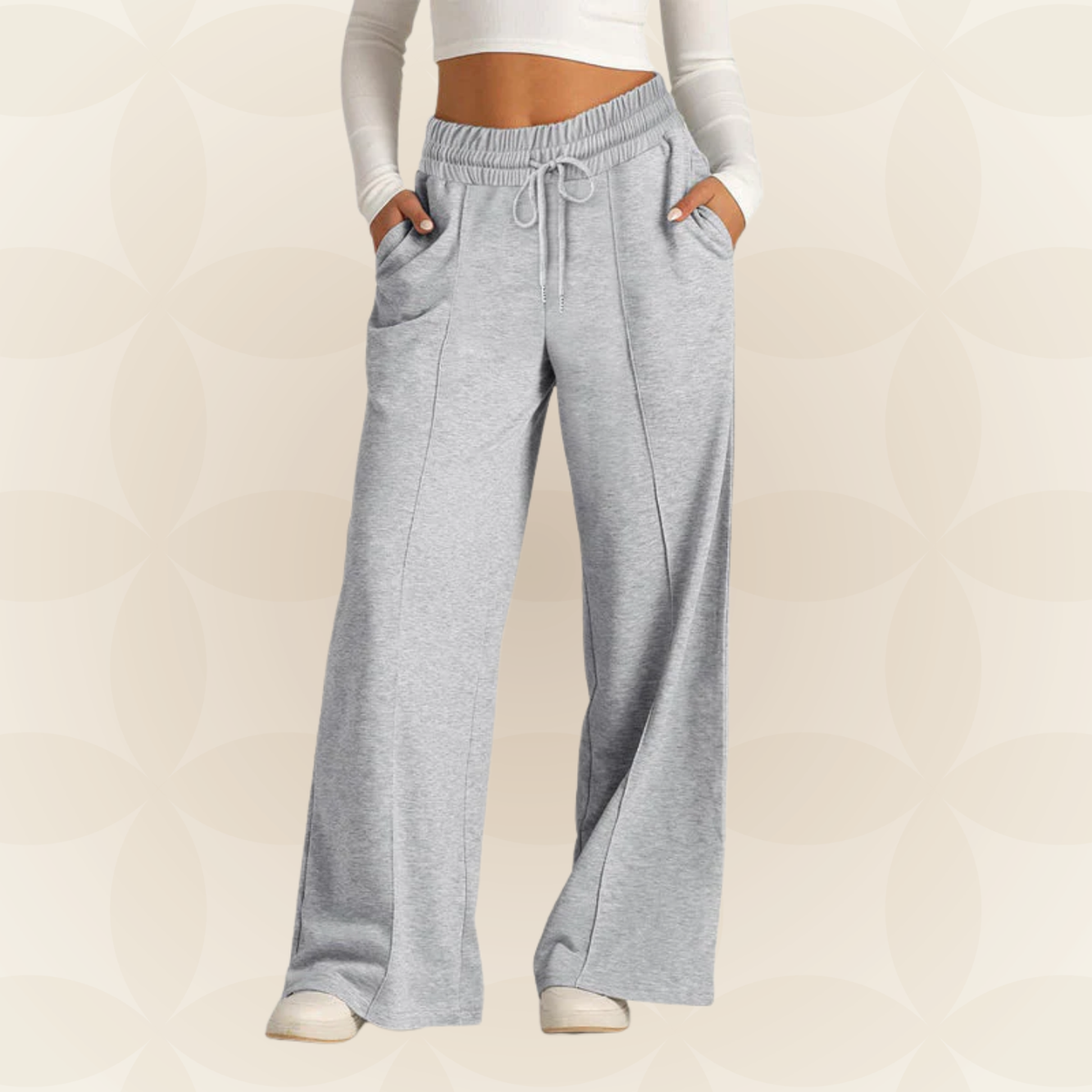 Sharissa - Einfarbige Freizeit-Hose