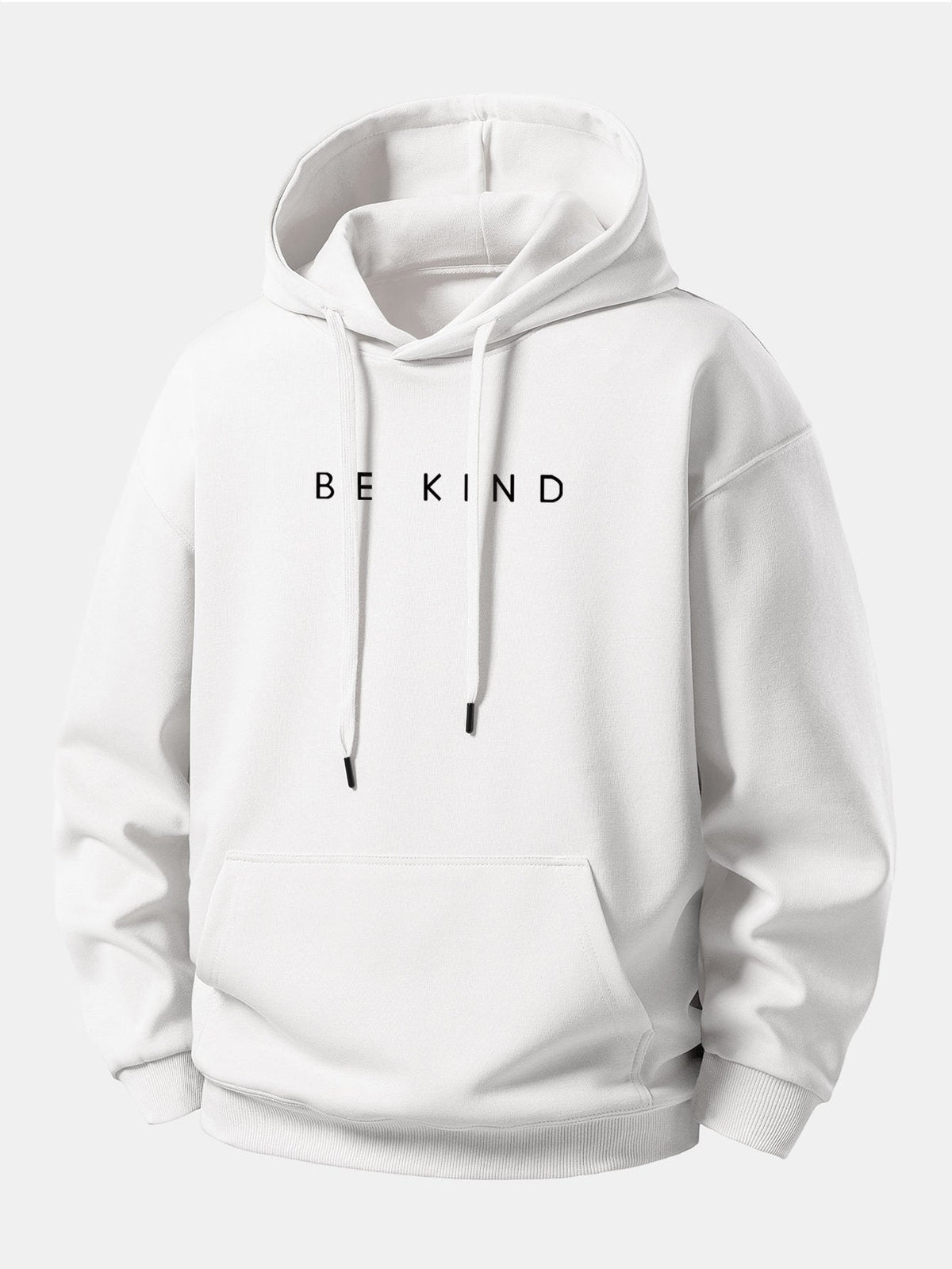 Freundlicher Druck Hoodie in lässiger Passform