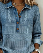 Livia – Bluse mit Kragen und Knopfverschluss