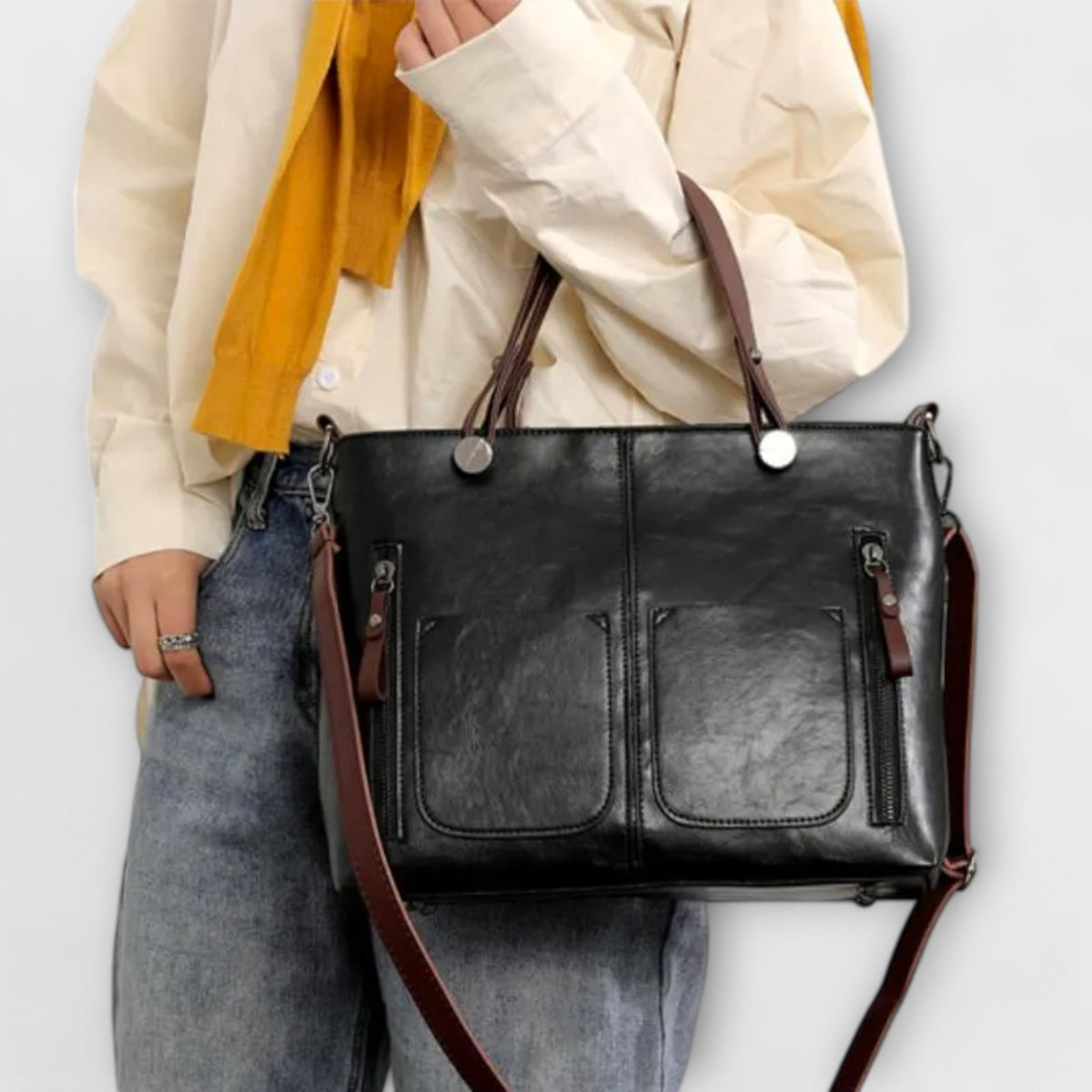 Lora - Stilvolle Lederhandtasche
