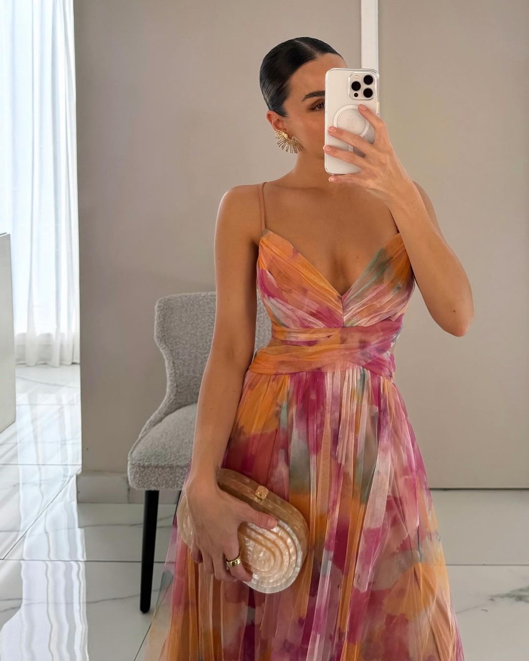 Giselle | Wunderschönes Maxi-Kleid mit Blumenmuster