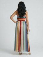 Serene | Leichtes Maxikleid mit Streifen
