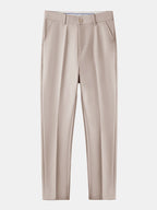 Polo mit geometrischem Jacquardmuster und Slim Fit Hose in schmaler Passform