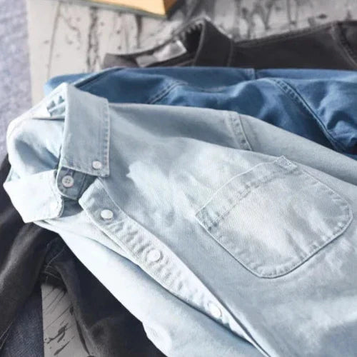 Piero | Luxe Denim Shirt