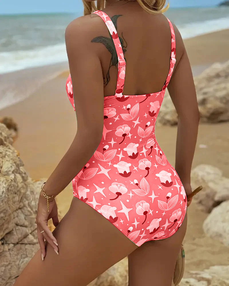 Clara | Bedruckter Einteiler Tankini