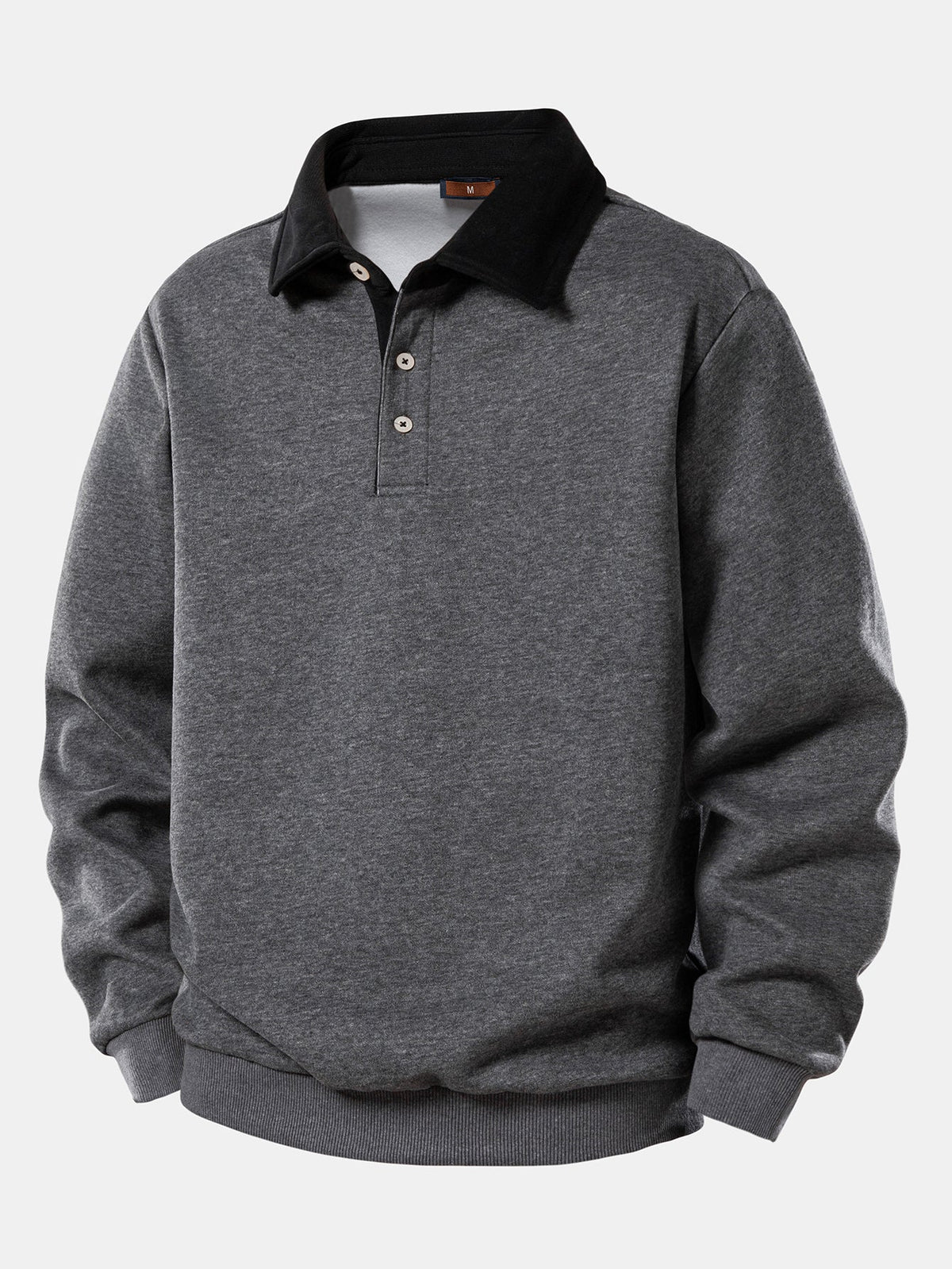 Contrast Collar Sweatshirt