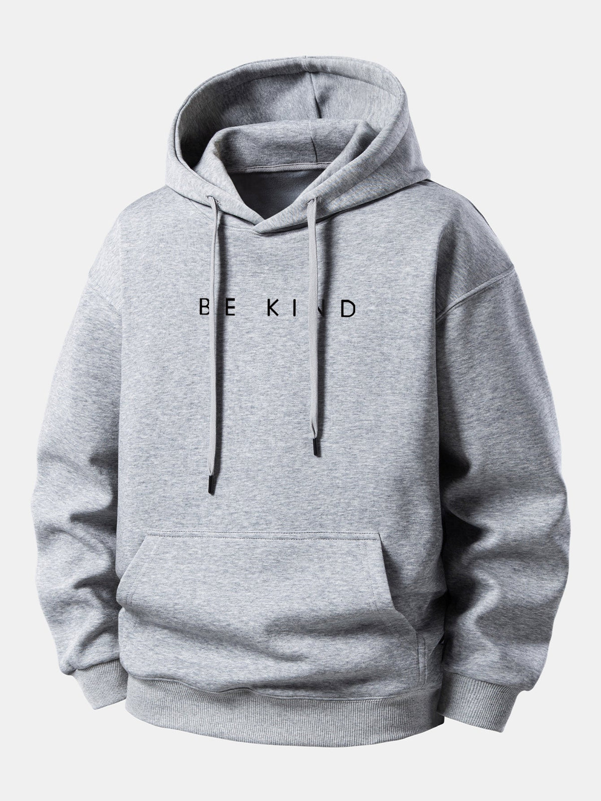 Freundlicher Druck Hoodie in lässiger Passform