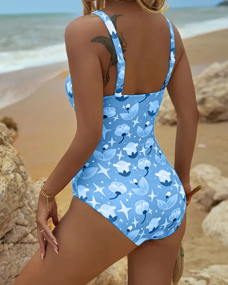 Clara | Bedruckter Einteiler Tankini