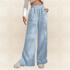 Moniek - Einfarbige Ripp-Design Casual Hose