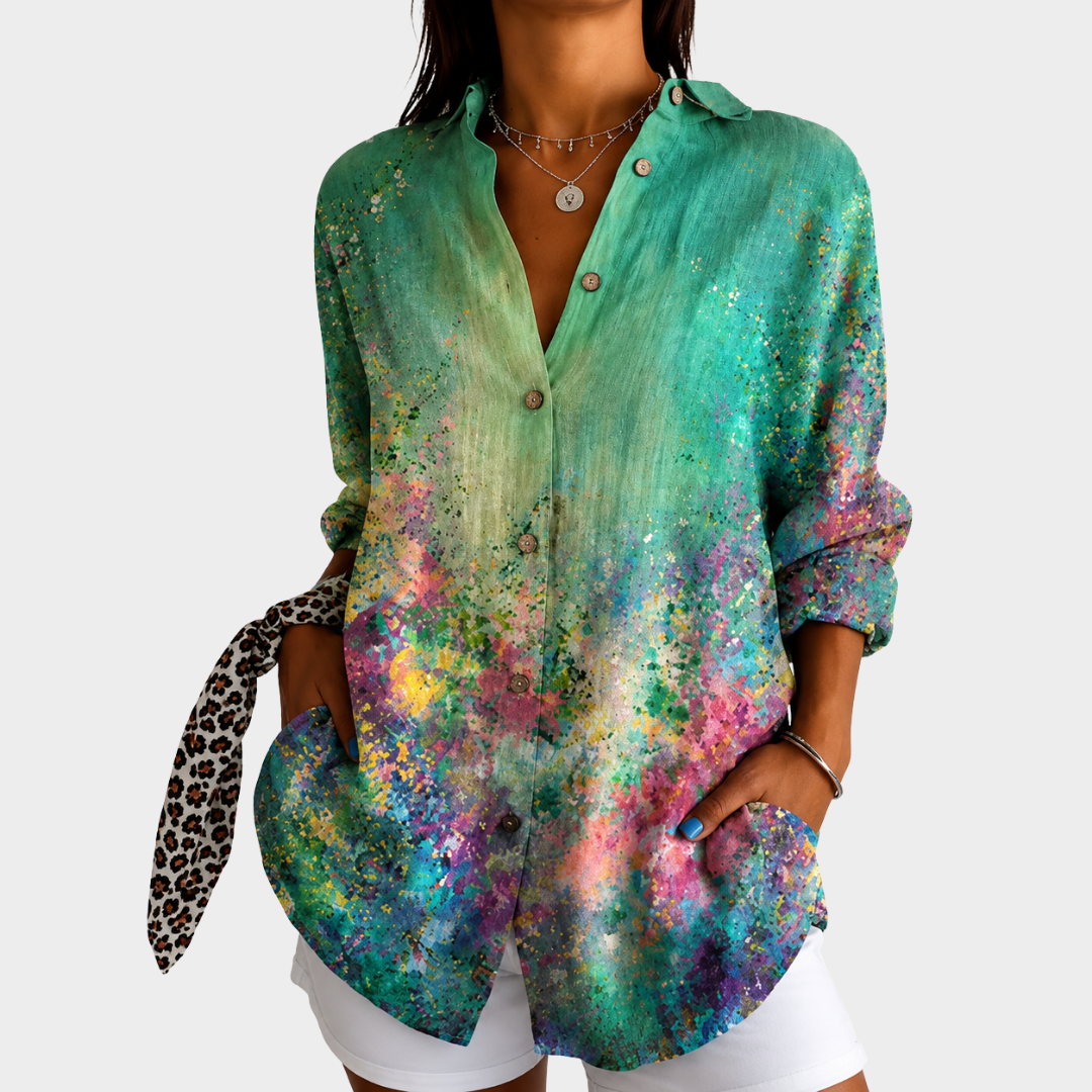Artistic Blouse from Smaragdwiese