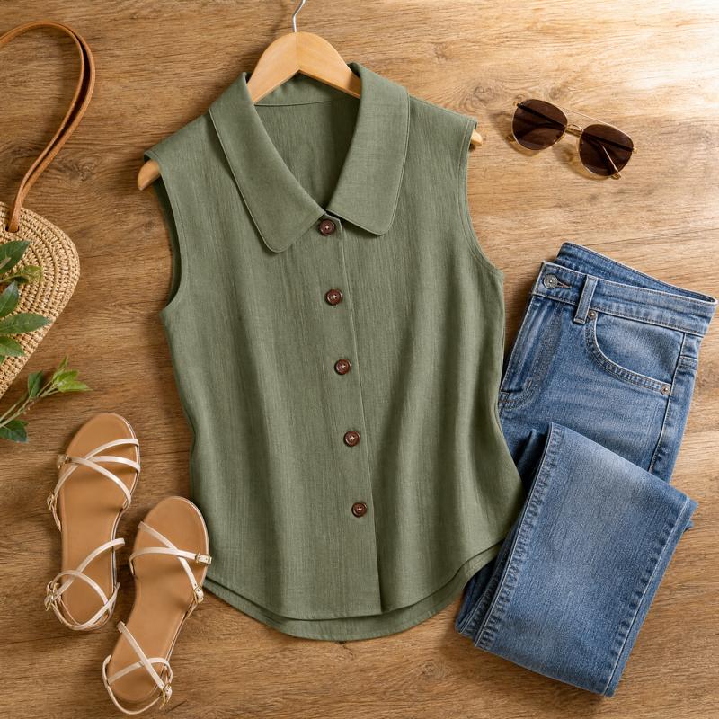 Cynthia | Komfortable Bluse mit Kragen