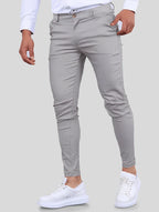 Noa Stretch Pants - Light Gray