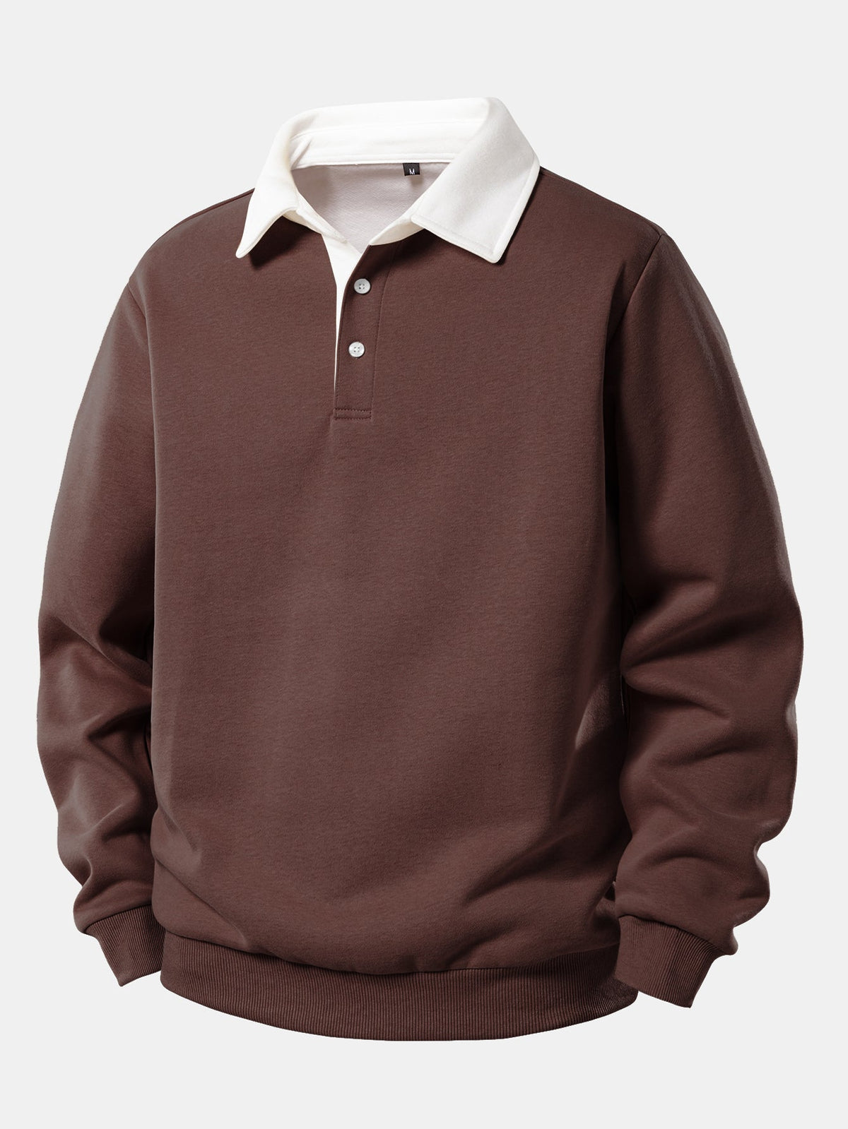 Contrast Collar Sweatshirt
