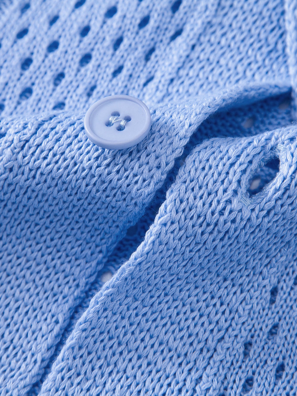 Offenes Strickshirt & Kurze Hose mit Kräuselstruktur und 5-Zoll-Kordelzug